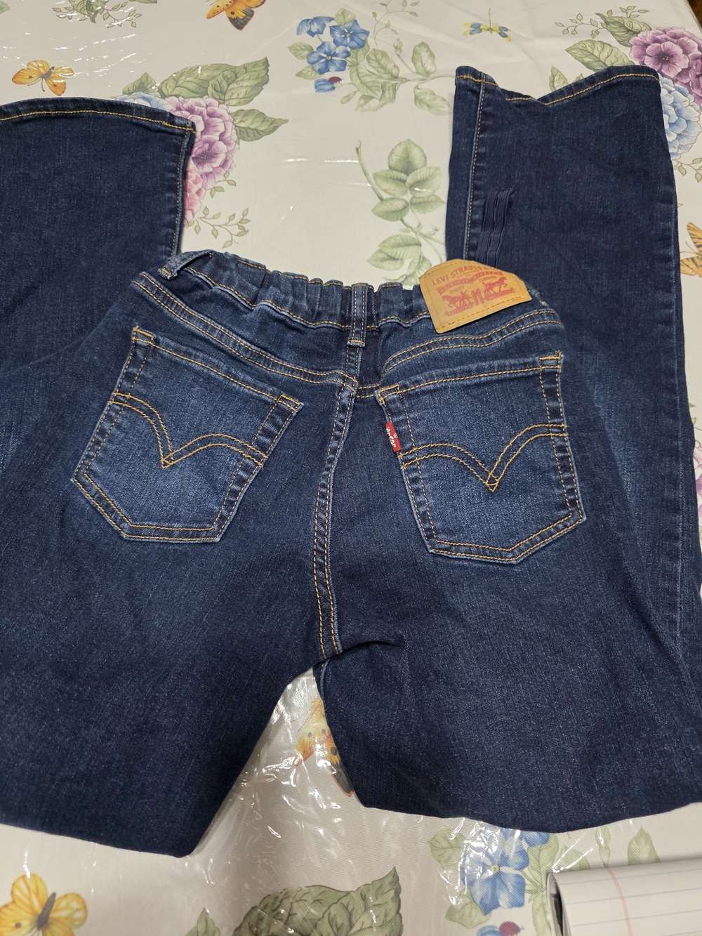 Levi's Dark Wash Kids Jeans with Elastic Waist